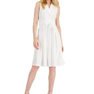 White (textured) dress